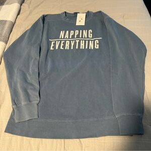 🦋 NWTs Comfort Colors Blue sweatshirt